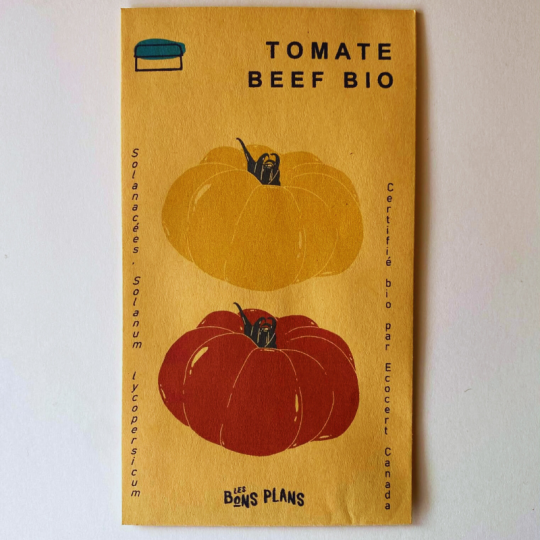Les semences de tomates beef | Double rich biologiques de la ferme les Bons Plans à Chambord germent vite