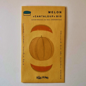 Les semences de melon biologiques - Superprécoce du Roc sont produites par la ferme les Bons Plans de Chambord