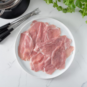Viande à fondue de porc