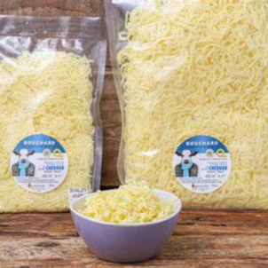 Fromage cheddar doux rapé