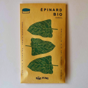 Les semences d'épinard biologiques Verdil de la ferme Les bons plans se mangent de même tout nu