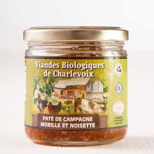 Pâté de campagne aux morilles et noisettes